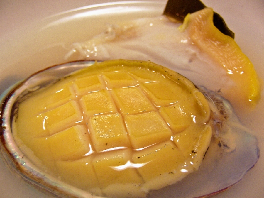 あわびの酒蒸し