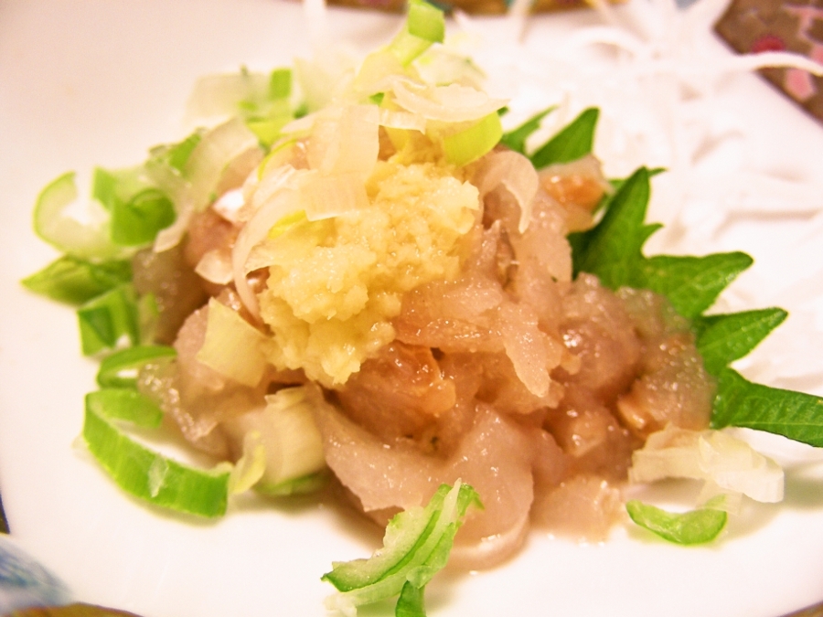 ホッケのたたき