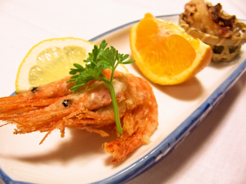 海鮮のから揚げ