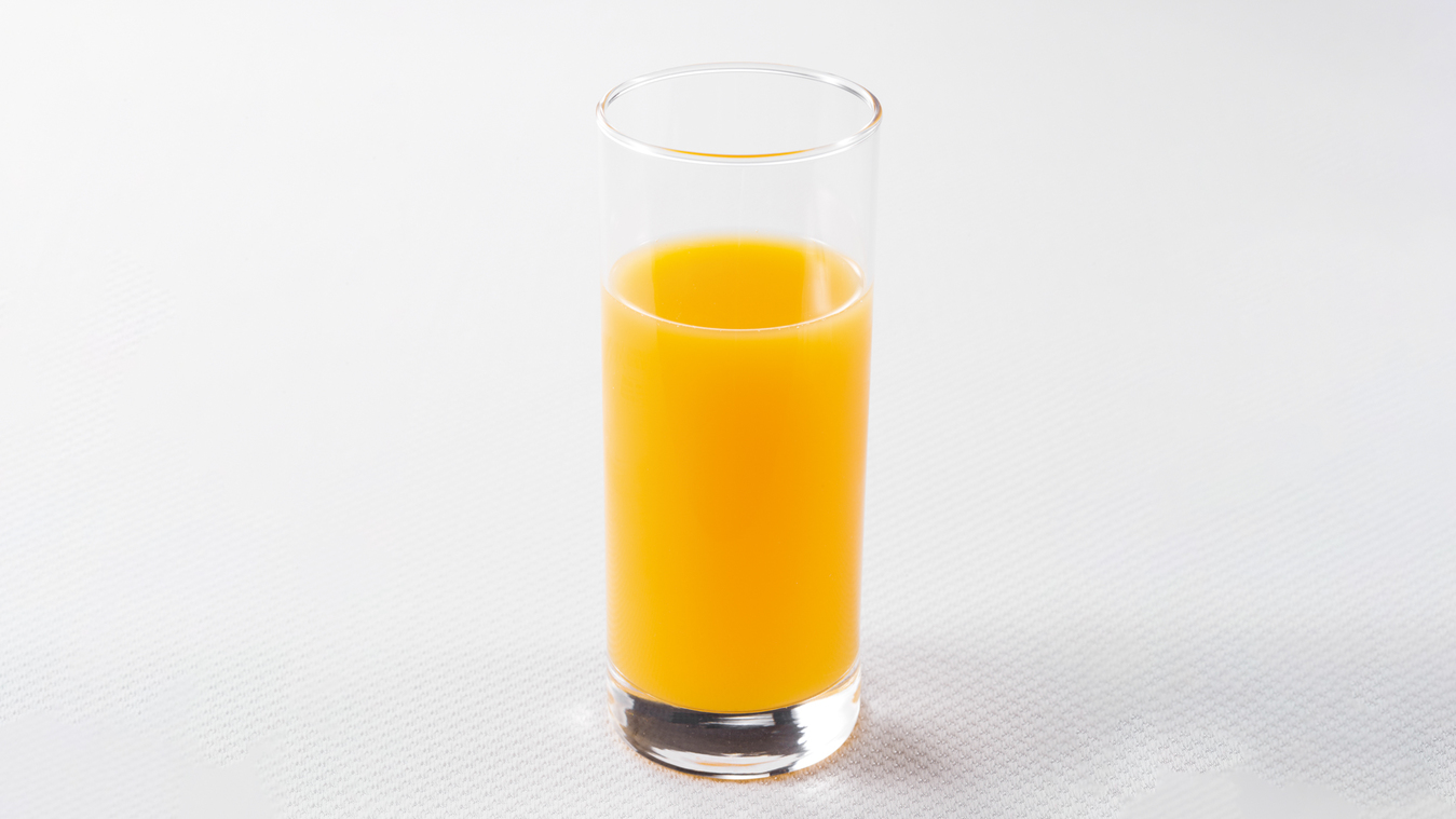 【無料朝食サービス】オレンジジュース