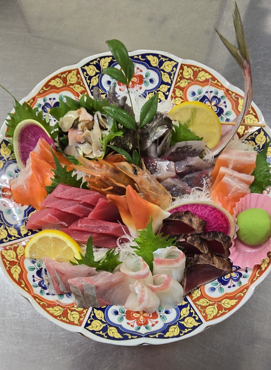刺身皿盛り(一例)