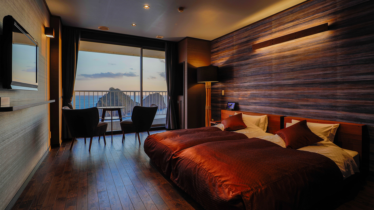 海辺のベッドルーム