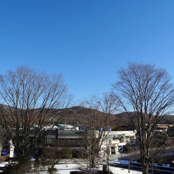 軽井沢、冬の風景