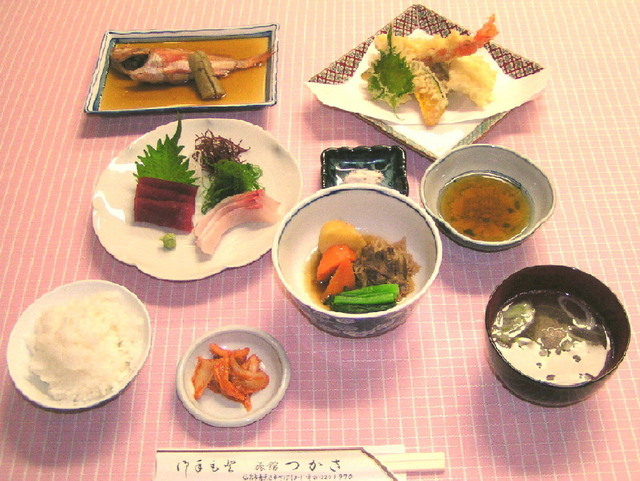 和食夕食の一例