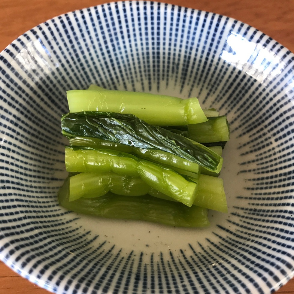 【お食事の一例】信州郷土食【野沢菜】ケルンの畑の野沢菜を漬けています。