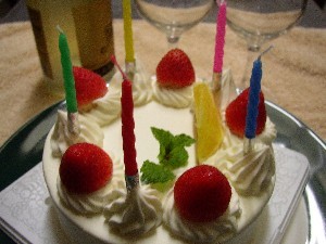 記念日ケーキ