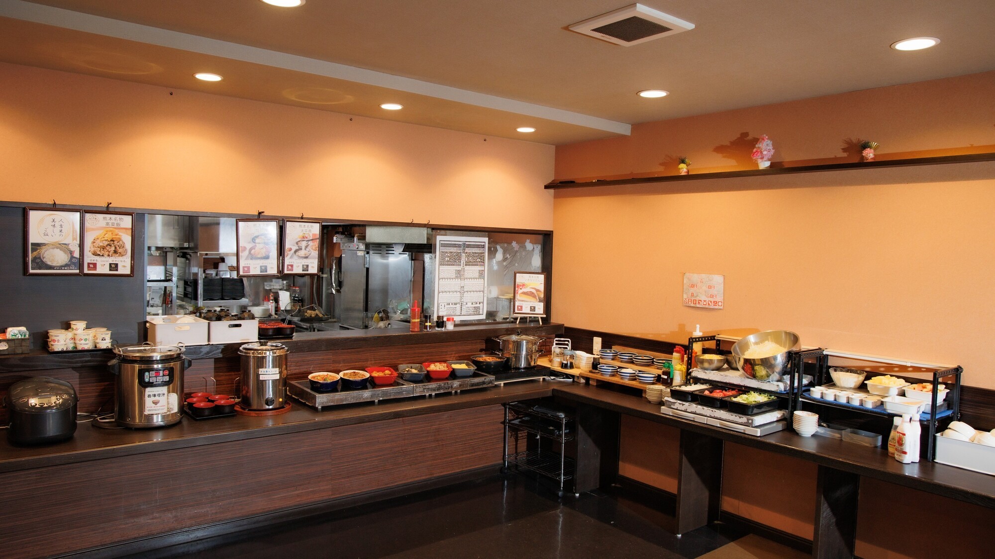 【朝食】ビュッフェコーナー