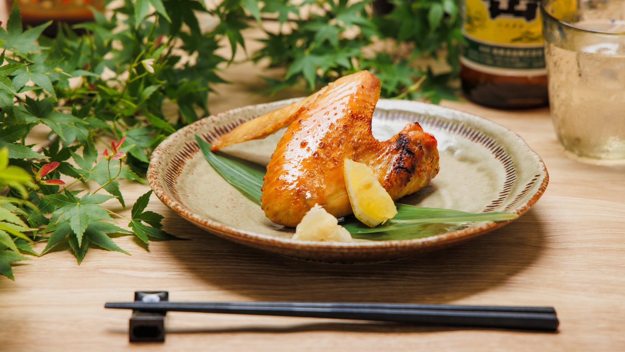 【夕食】天草大王の大手羽塩焼き〜天草の塩で〜