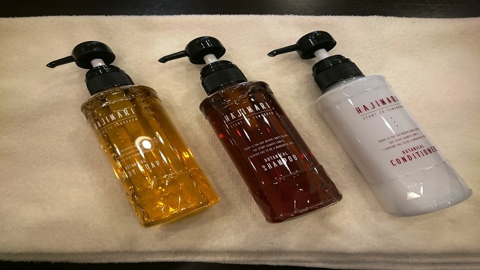 ボタニカルなホテルシャンプー