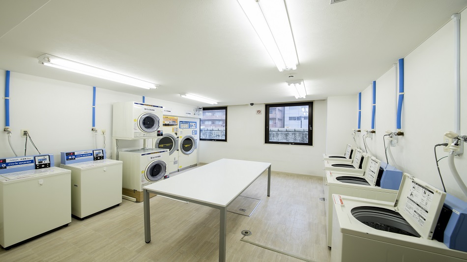 台数充実のコインランドリールーム