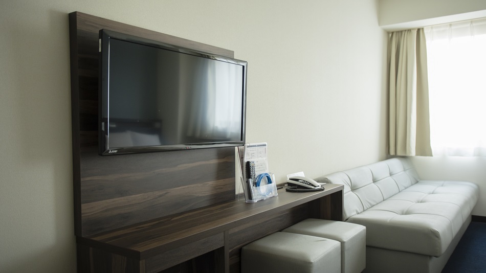 ツインルームソファベッドで3名様のご利用が可能です【ご希望の方は直接ホテルへお問い合わせください】