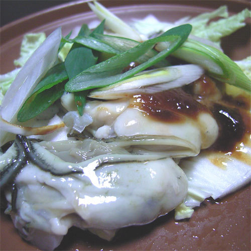 牡蠣陶板焼