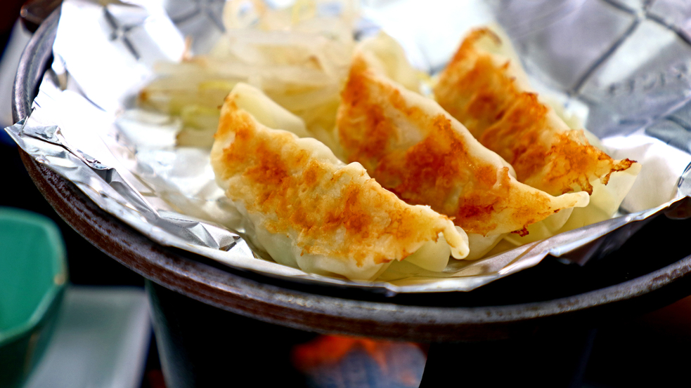 朝食一例全国でも有名な浜松餃子をご提供！