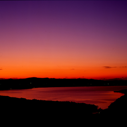 *網走湖(夕焼け)