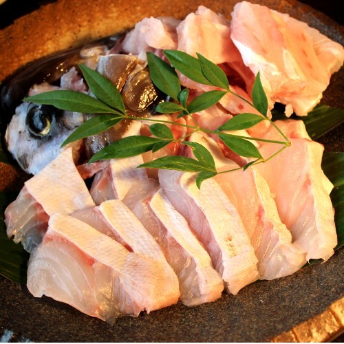 （夕食）冬の味覚クエ鍋