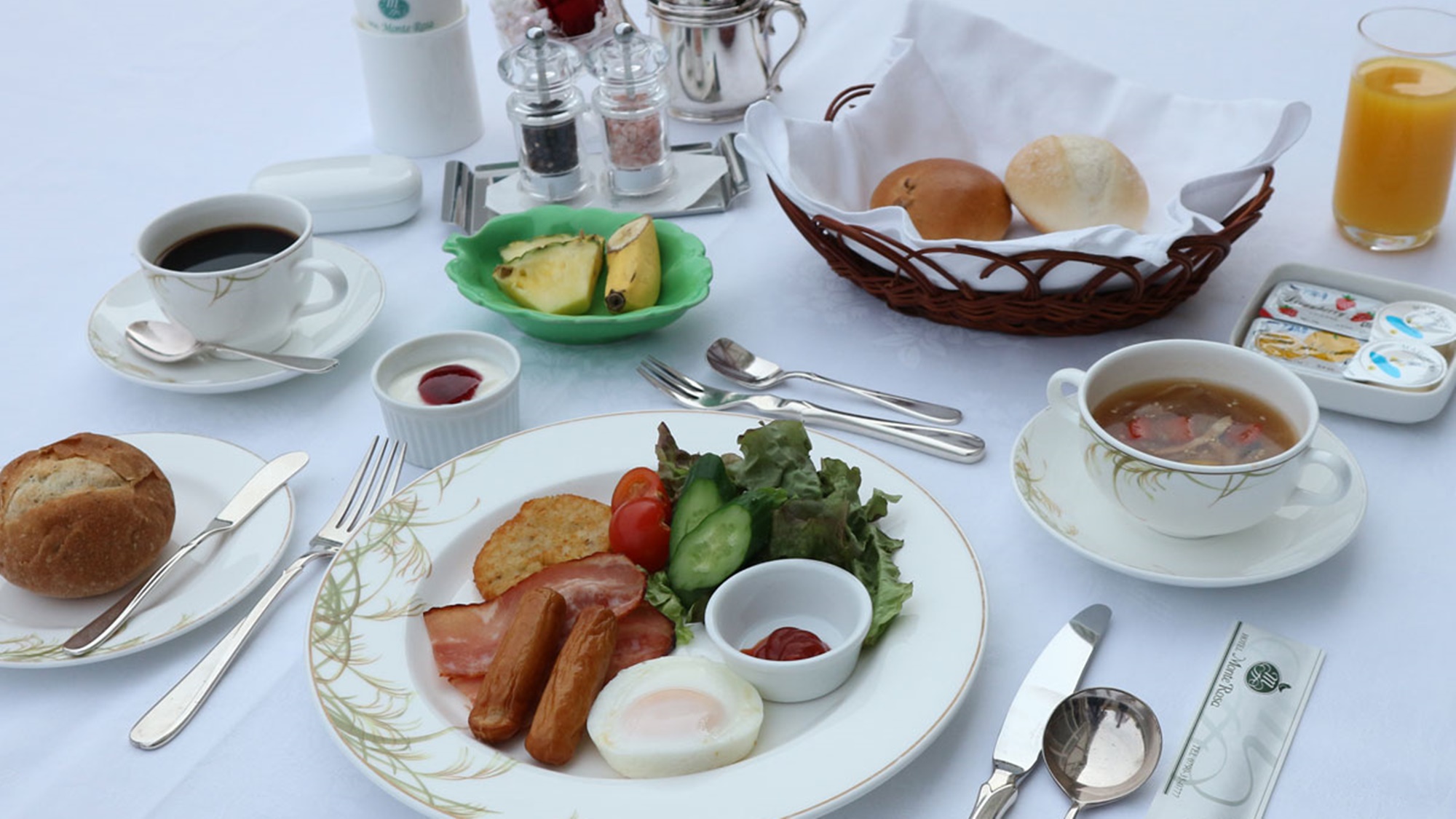 *【洋朝食】さわやかな朝の目覚めには美味しいお食事を。一日のスタートを鮮やかなお食事でお楽しみくださ