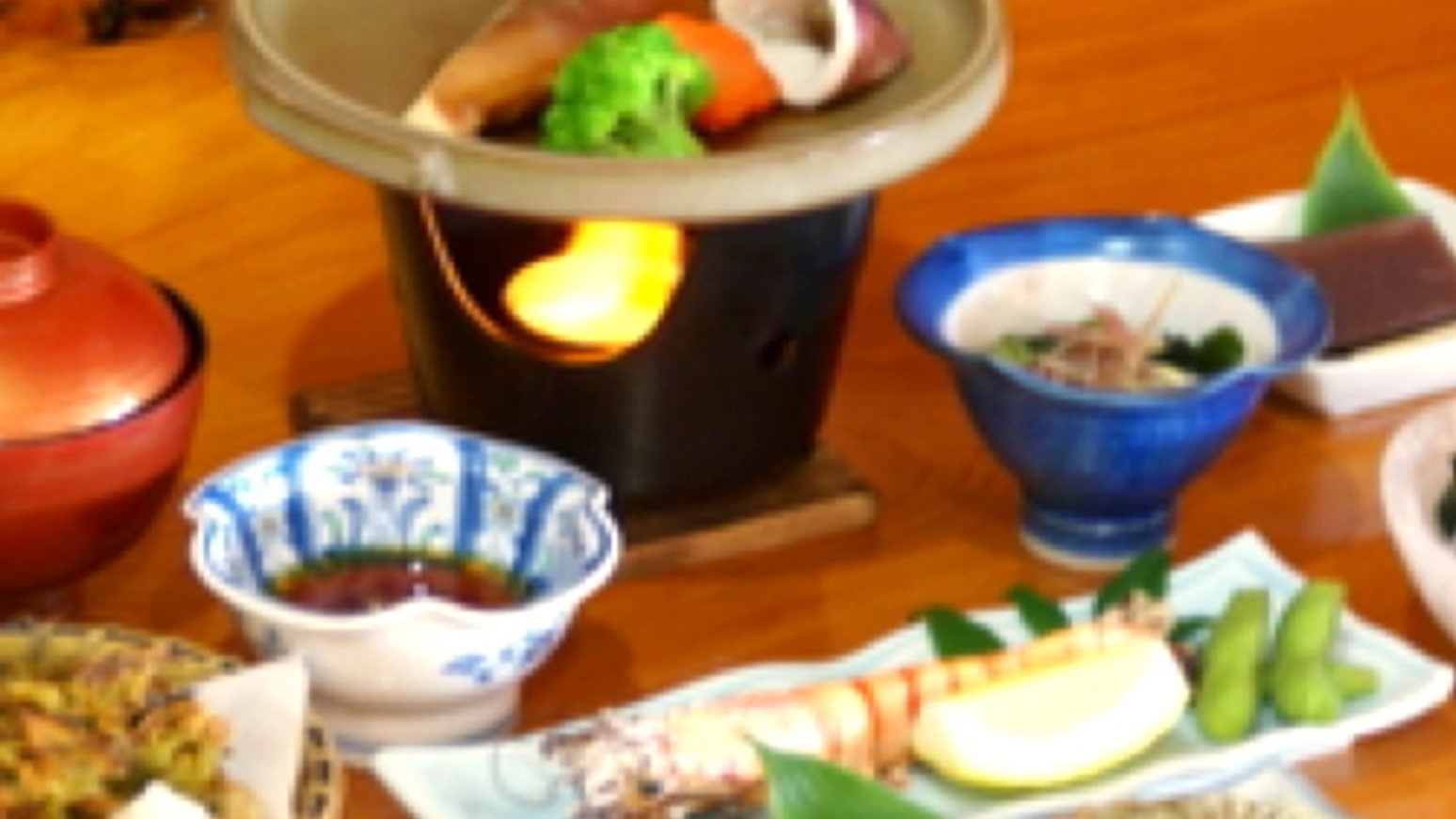 海の幸をふんだんに使用した和会席コース（一例）