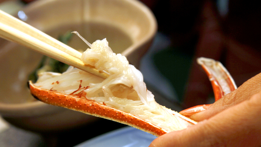 日本海の冬の味覚カニ