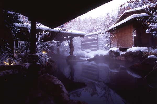 雪露天