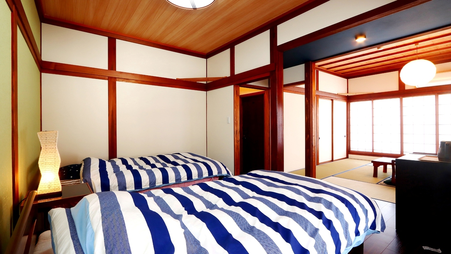 【客室】202。2間続きおまかせ客室です。