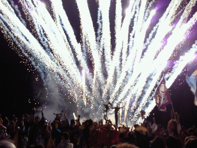 とっておき、冬の花火大会
