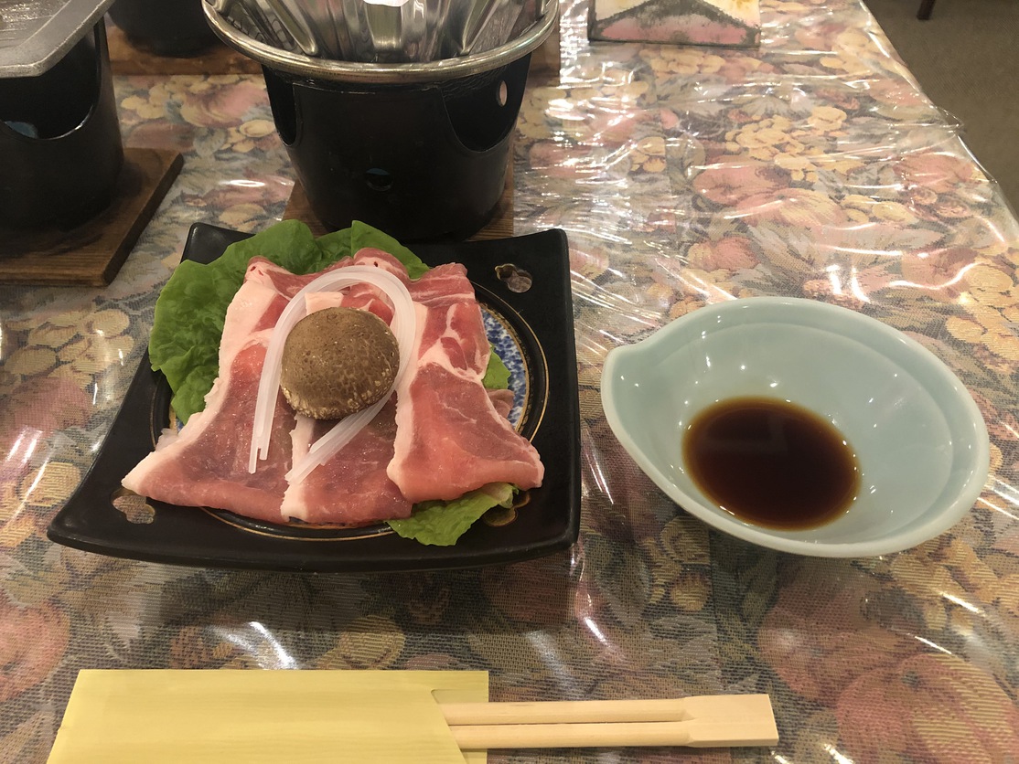 【ご一例】杜仲茶ポークしゃぶしゃぶ