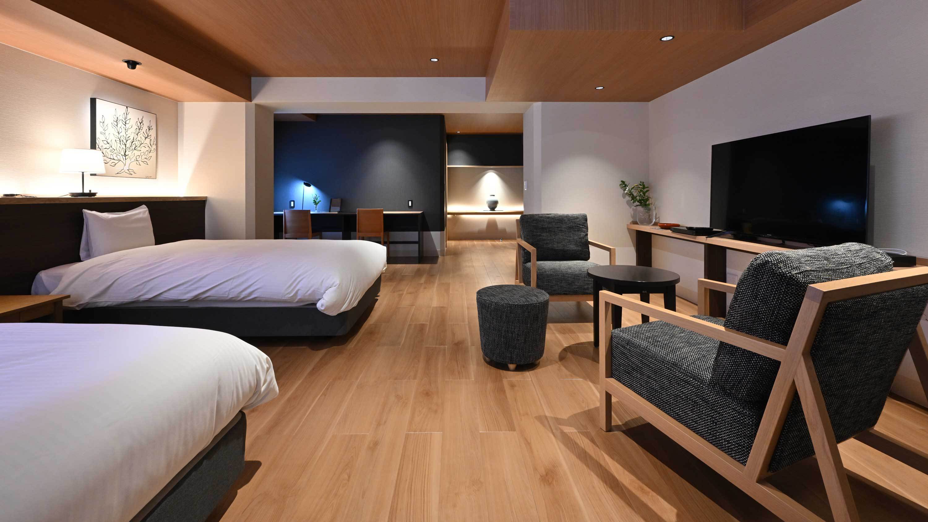 温泉内風呂付モダン特別室