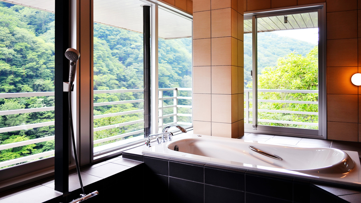 温泉内風呂付モダン特別室