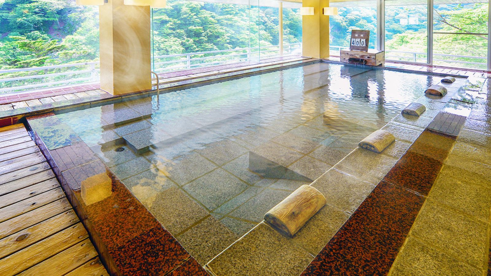 見晴らしの良い大浴場