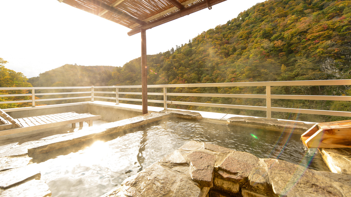 露天風呂付特別室蒼景