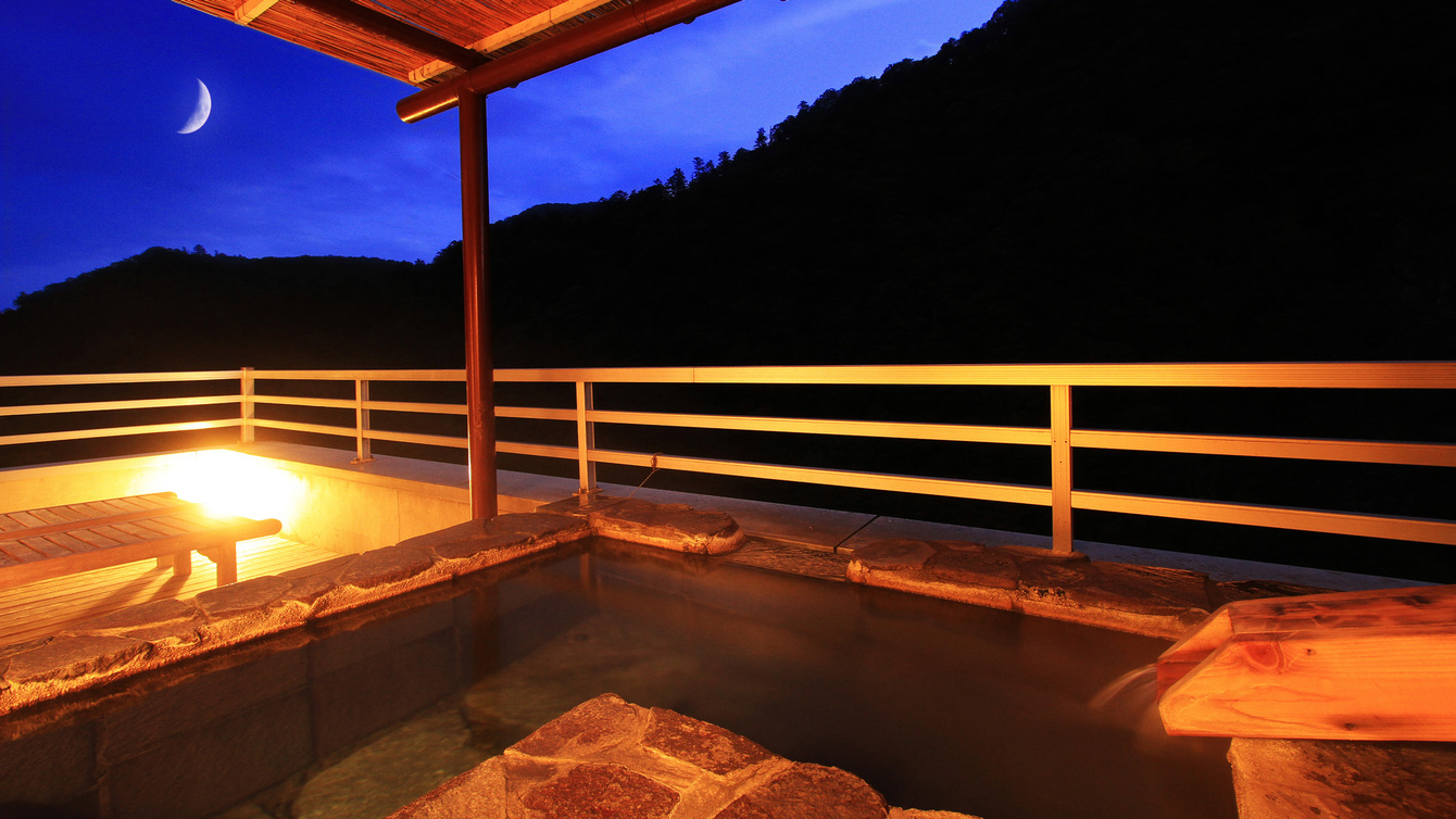 露天風呂付特別室蒼景