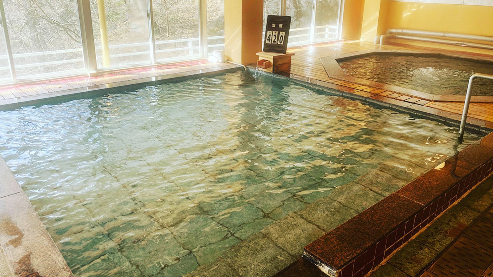 見晴らしの良い大浴場