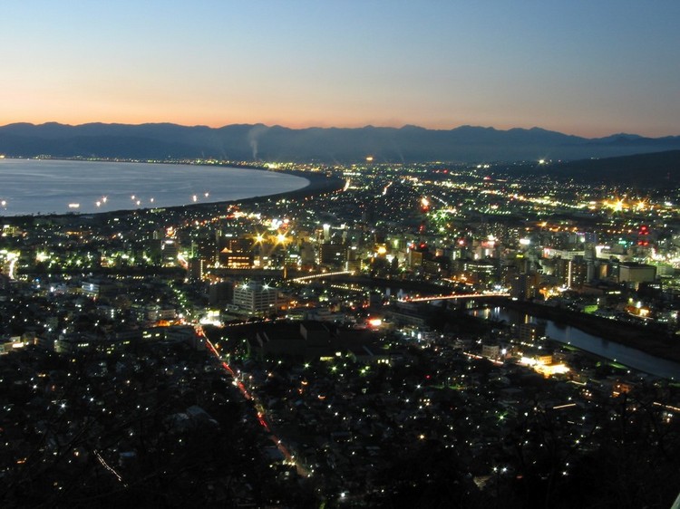 香貫山夜景