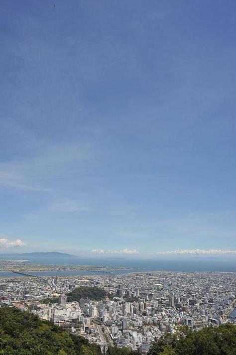 眉山 山上より