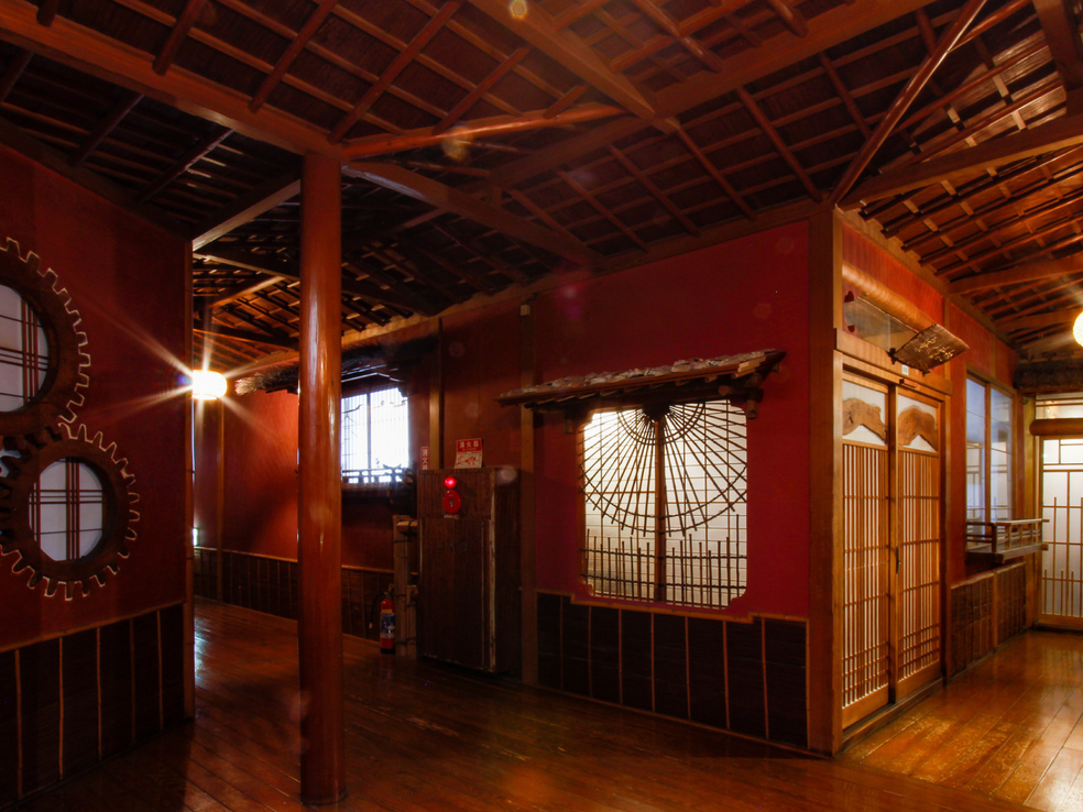 文化財「斉月楼」廊下 Cultural Property ”;Saigetsuro”; Corridor
