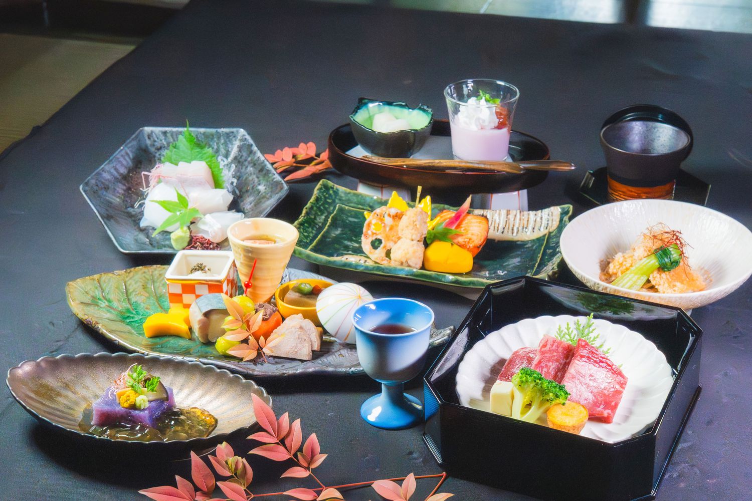 おかみおすすめプラン旬の和会席料理一例