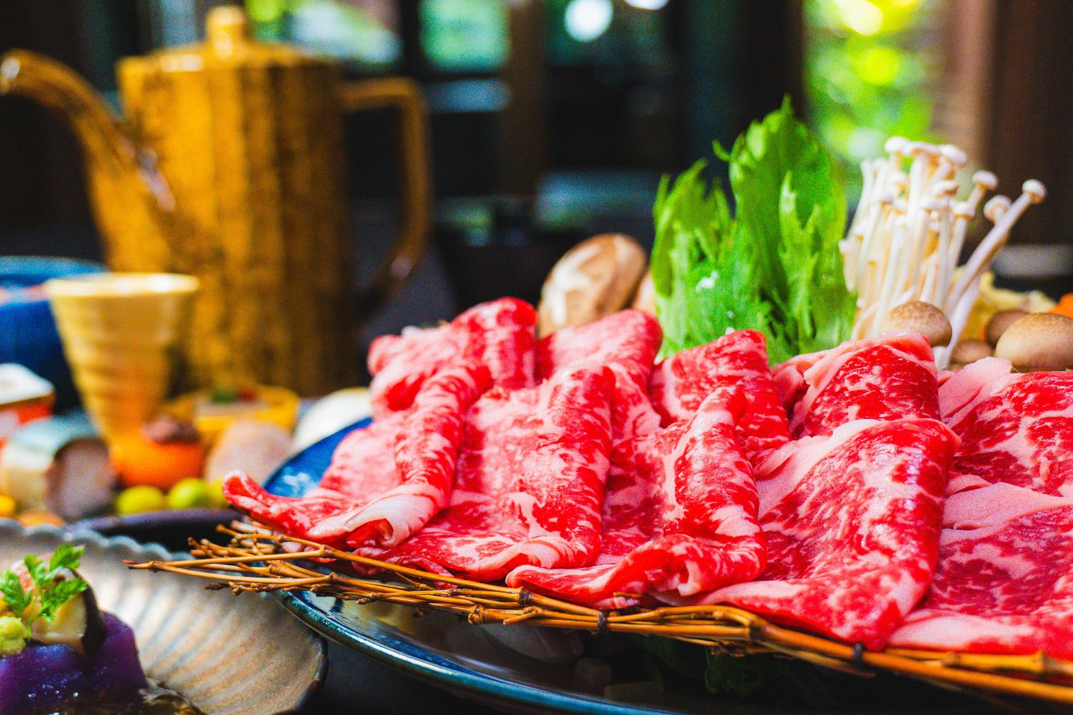 A5ランクの佐賀牛しゃぶしゃぶ