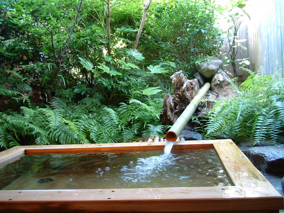 人気の家族露天風呂です。