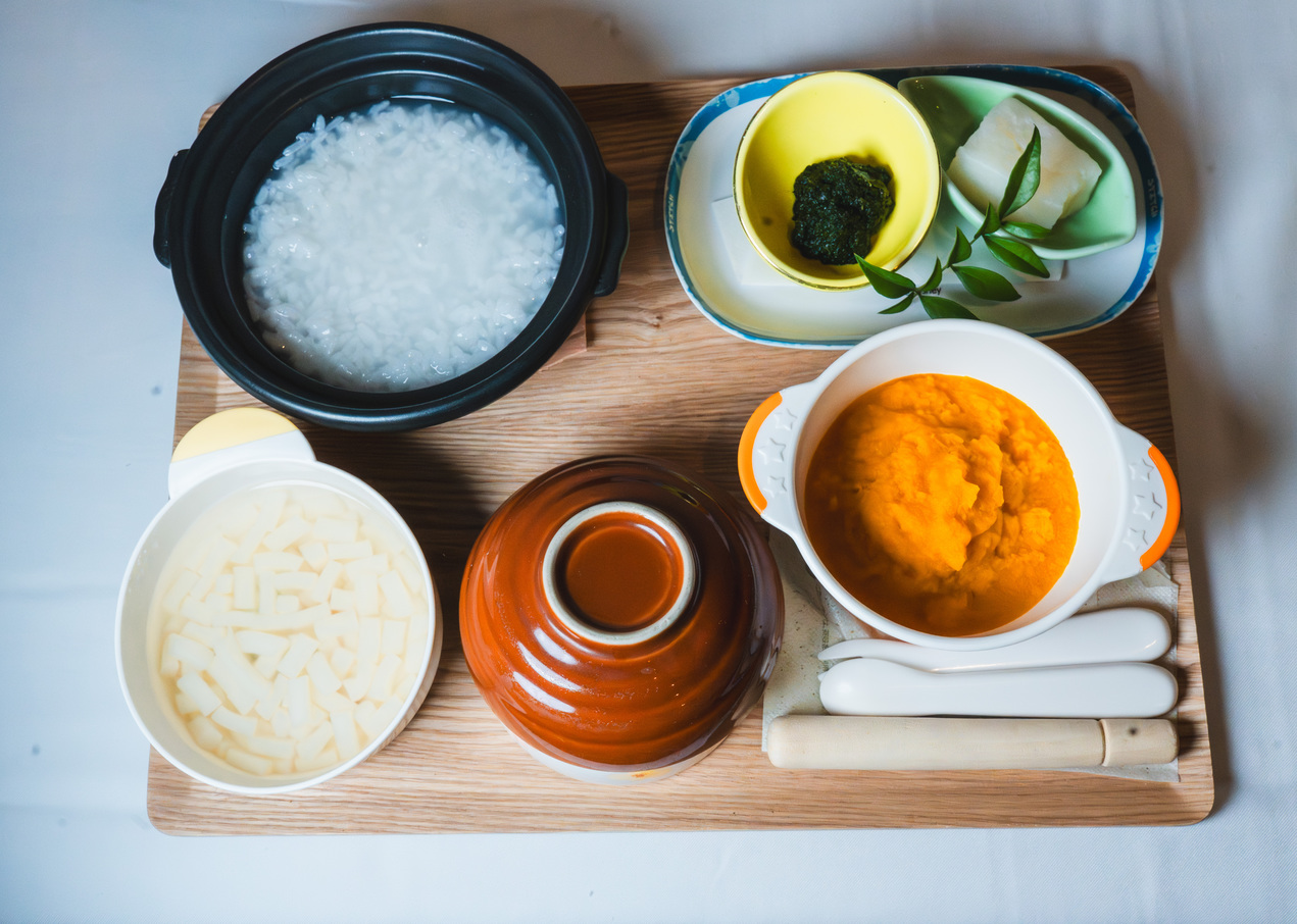 料理一例赤ちゃん用離乳食