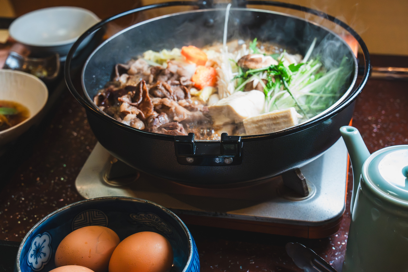 料理一例すき焼き
