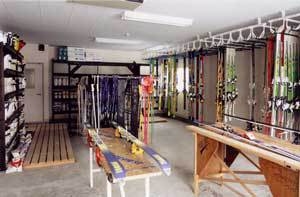 スキー乾燥室