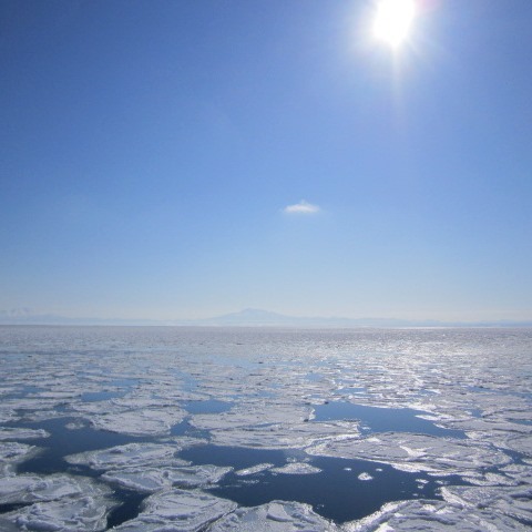 オホーツクの流氷