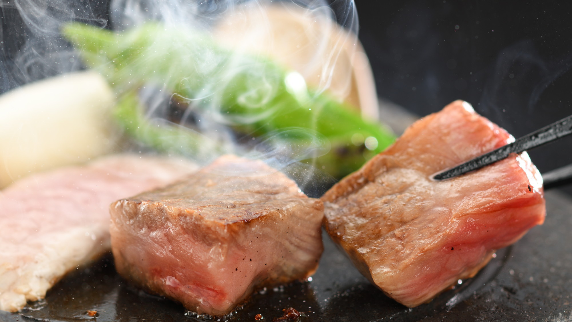 福島牛サーロイン溶岩焼