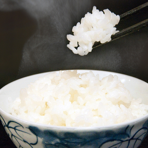 南阿蘇産のご飯。ふっくらつやつや♪おかわり！