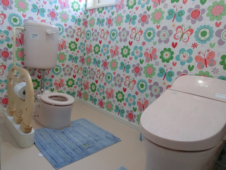 日本初の親子トイレ
