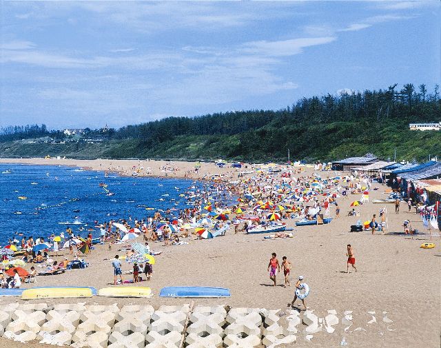 浜地ビーチ（坂井市三国町浜地）宿から車で２分