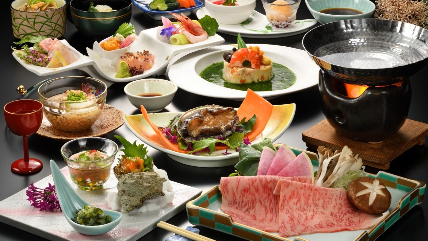 【ご夕食一例】美味少量会席 ※写真はイメージです。仕入れ状況により異なります。
