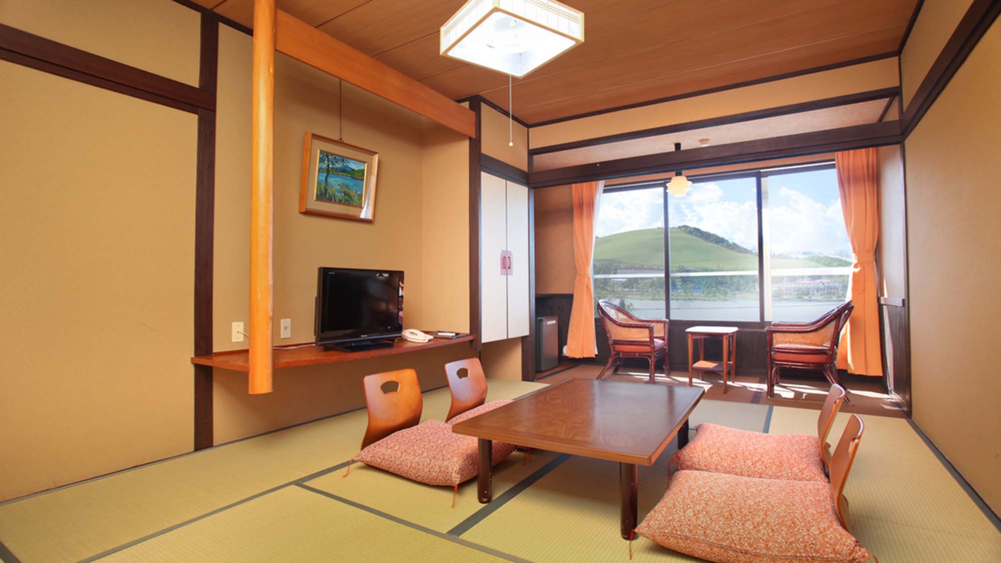 ・目の前に白樺湖 見晴らしの良いお部屋 トイレ付 【本館和室】