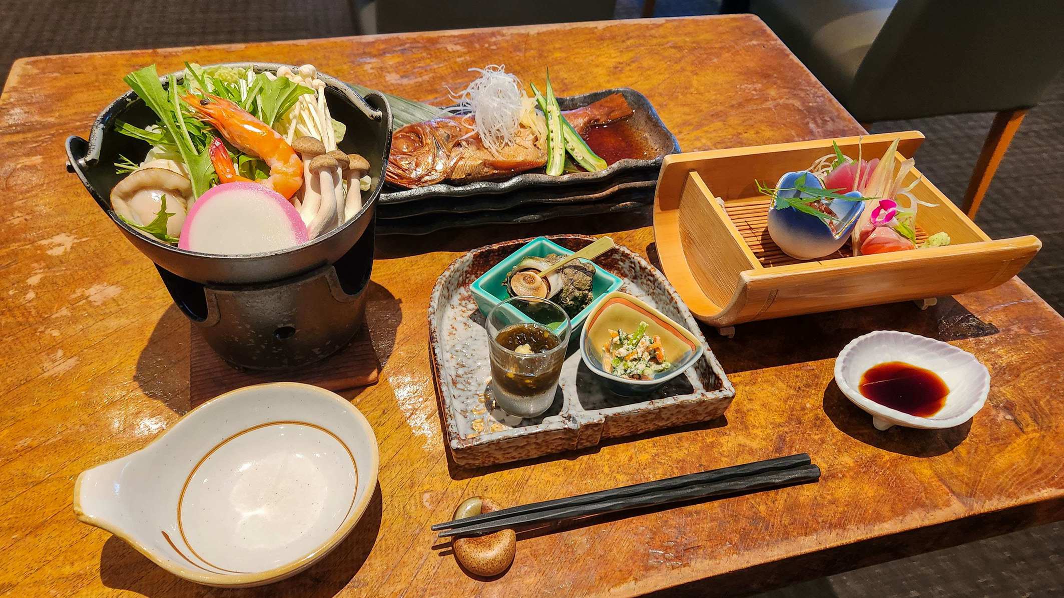 金目鯛煮つけ+コンパクト会席