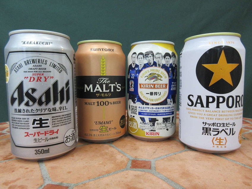 好評のビール・ドリンク付きサービスプラン